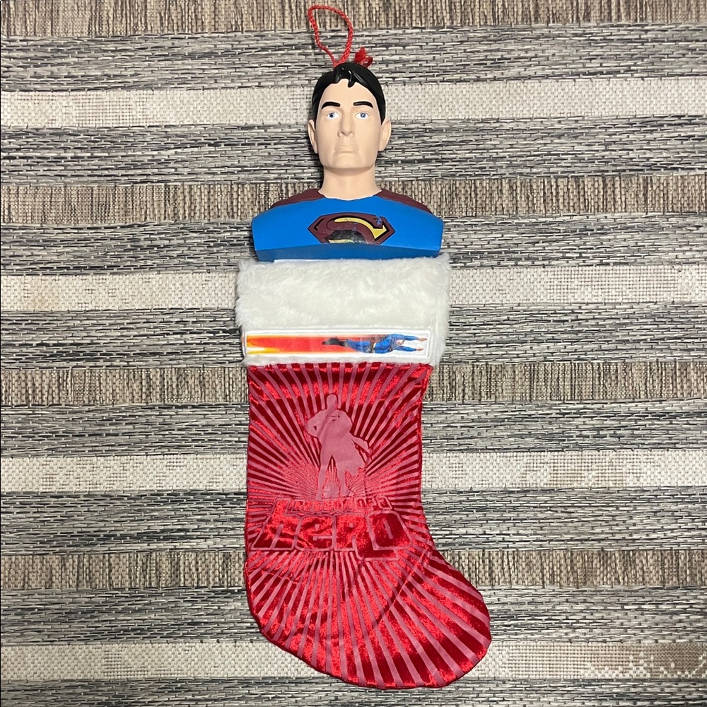 Superman Return of the Hero DC Comics Christmas Stocking Kurt Adler Superhero